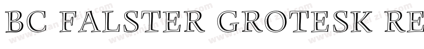 BC Falster Grotesk Regular字体转换